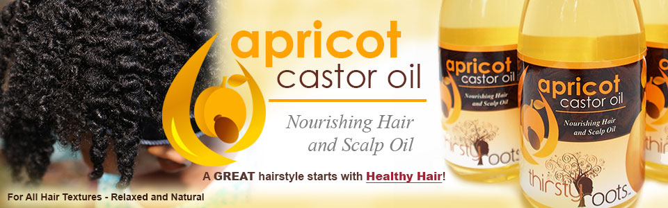 Thirsty Roots Apricot Castor Oil