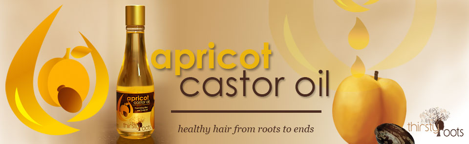 Thirsty Roots Apricot Castor Oil